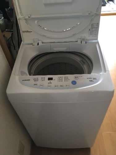 洗濯機  DAEWOO  4.6kg  使用期間激短