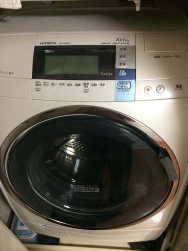 日立 10kg/6kg ドラム式洗濯乾燥機 説明書保証書付☆