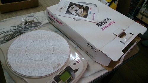 タッパーウェアのIH調理器。