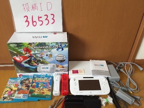 ☆お取り引き終了☆WiiU32GB マリオカート8セット \u0026 ソフト等おまけ多数