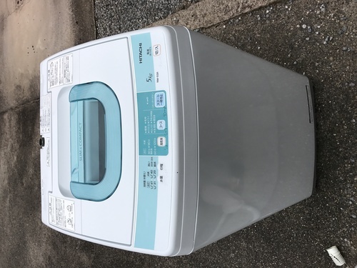 「売切れ」日立全自動洗濯機　NW-5SR
