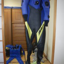 ダイビング　軽器材、重器材、ウェットスーツ、ドライスーツ等用品一式  