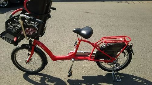 (終了)美品  アンジェリーノ ３人乗り自転車