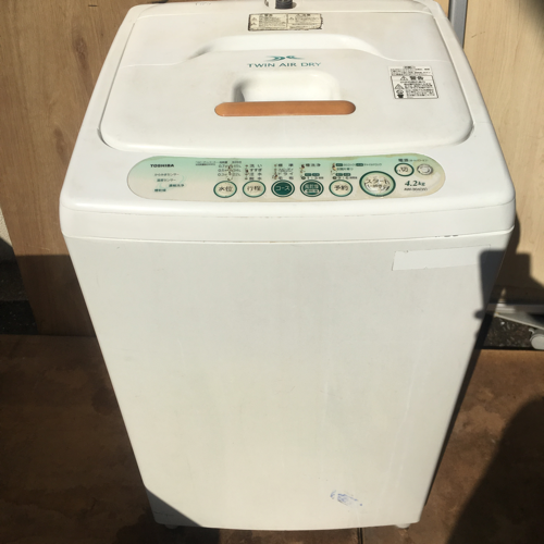TOSHIBA 4.2kg 全自動洗濯機 2009年製