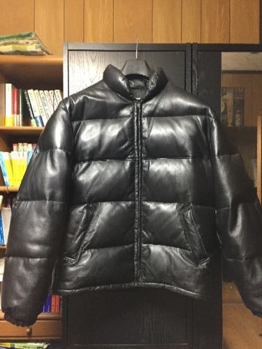 Schott ショット レザー ダウン ジャケット グース フェザー