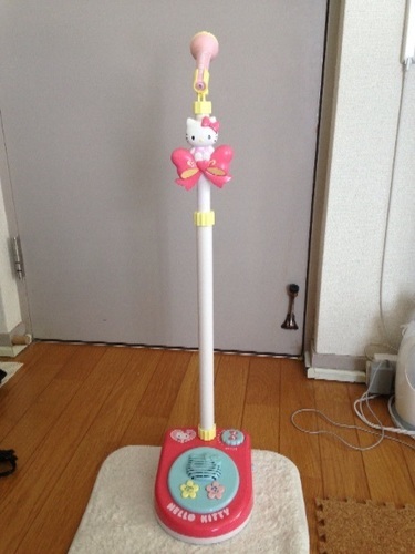 キティー 子供用 おもちゃ マイク スタンド アイドルごっこ あこ 橋本のおもちゃ その他 の中古あげます 譲ります ジモティーで不用品の処分
