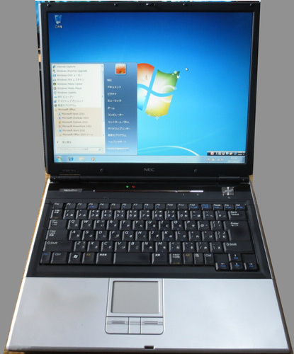 中古NECノートパソコン VY21A Core2Duo オフィス2010