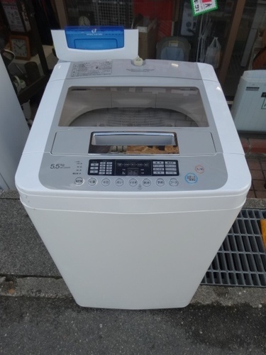 【取り置き】LG 全自動洗濯機 WF-C55SW 2011年 5.5kg N167