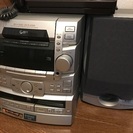 CD、MD、カセットテープ用 コンポ　パイオニア