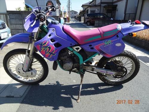 カワサキ　KDX125SR　実働　書類付