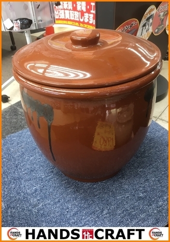 【引取限定】　漬物壺　漬け物　つけもの　壺　【小倉南区葛原東】