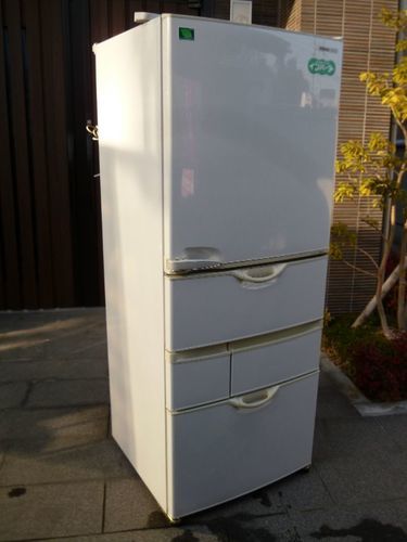 【値段交渉可・ 配達可】1999年製 460L ナショナル冷凍冷蔵庫 NR-E46V1-H