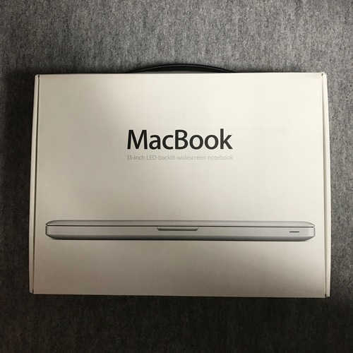 MacBook2008 アルミボディ バッテリー、HDD欠品 リカバリーディスクあり