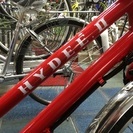 新車ブリヂストン子供乗せ電動自転車 ハイディ ツー レッド　ＨＹ6Ｃ38