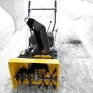 ハイガー除雪機　セル付き6.5馬力　寒冷地使用（３シーズン使用）