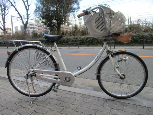 ♪ジモティー特価♪試乗ＯＫ！！　BAA規格　２４／２６型子供乗せリサイクル自転車　新大阪　サイクルキッズ