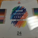 24色 消せる 色鉛筆！