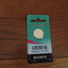 リチウムコイン電池　SONY 　CR2016