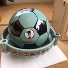 FIFA公認、韓国有名作家のサッカーボールの陶器置物。サッカーフ...