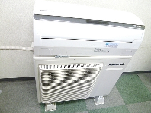 パナソニック インバーター冷暖房除湿タイプ 12～14畳用 ルームエアコン ナノイー 2011年製 CS-361CXR