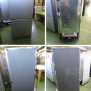 モリタ 110L 2ドア冷蔵庫　MR-J110CC-S  シルバー (MR-F110MB のJoshinオリジナルモデル) 　2012年製