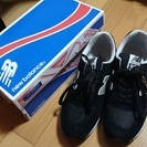 NB 黒スニーカー　24.5cm 中古