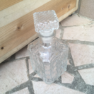 古いガラス瓶 ヨーロピアン風 洋酒⁉︎ アンティーク 花瓶 イン...