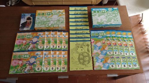 【しちだ】七田式小学生プリント　国語・算数５年生【４月末まで】