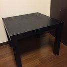 IKEA 机 テーブル サイド ブラック 黒 x 2個セット イケア