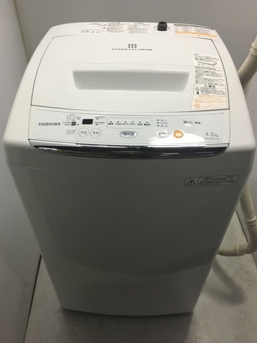 東芝　4.2キロ　洗濯機　2013年製　お譲りします