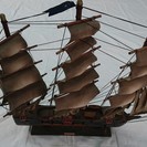 【中古】帆船模型　【ジャンク】