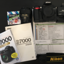 中古 Nikon D7000 単焦点レンズセット 新品のマクロフ...