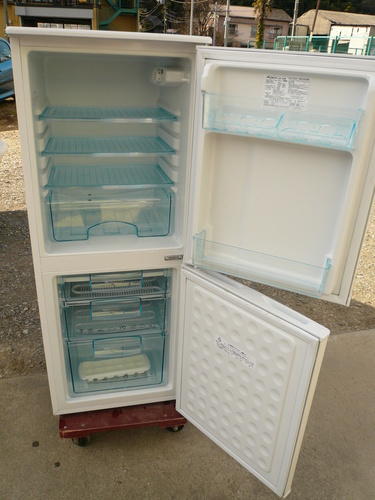 アビテラックス ABITELAX 143L 2ドア冷蔵庫 直冷式 ノンフロン AR-150E  