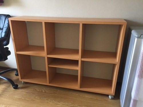 ニトリのパーティションラック 棚 (innbunn69) 丸太町の収納家具《棚、シェルフ》の中古あげます・譲ります｜ジモティーで不用品の処分