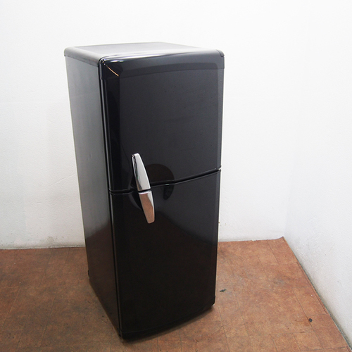 人気のブラック メッキハンドル 136L 冷蔵庫 BL101