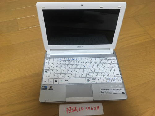 acer ASPIRE ONE ミニノート ★動作良好★