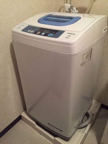 ありがとうございました≪値下げ≫2015年製日立簡易乾燥付全自動洗濯機5キロ【美品】