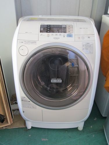 日立・ドラム洗濯機▼洗濯9/乾燥6kg▼BD-V2100R▼湯河原町・頓珍館▼▼▼3Q030917-2▼/