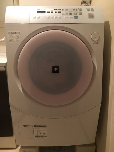 「交渉中」　シャープ　ドラム式洗濯乾燥機　洗濯機　プラズマクラスター　ES-V520