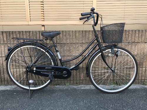 【販売済】【394】【点検整備済】軽快車　26インチ　シングルギヤ　ダイナモライト【8000円】