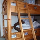 木製二段ベッド(オクモト)