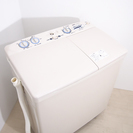 SANYO 4.5kg ２槽式洗濯機 ステンレス脱水槽 動作確認...