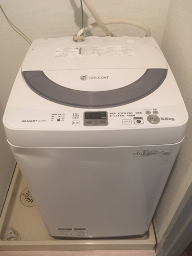 シャープ洗濯機5.5Kg