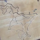 北海道パズル(木彫り)