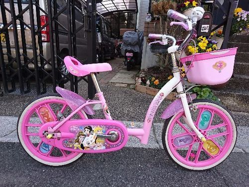 交渉中 女の子幼児用 自転車プリンセス18インチ 中古車 Masa 木津川のその他の中古あげます 譲ります ジモティーで不用品の処分