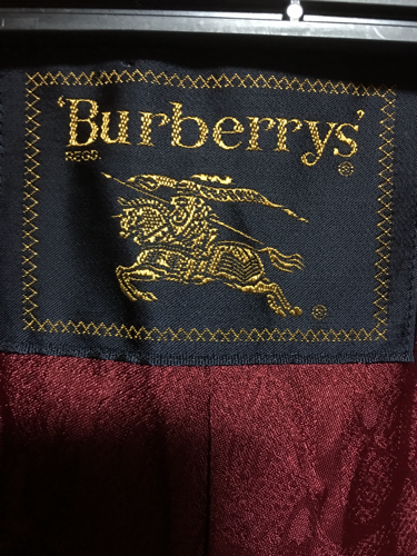 Burberry バーバリー ロングコート ワイン レッド 古着 服