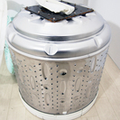【分解清掃済】 HA92 サンヨー 7kg 全自動洗濯機 ASW-700SB 清潔ステンレス槽 [10000]