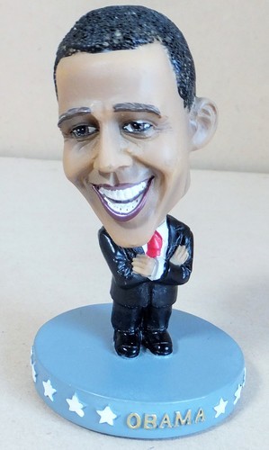 オバマ元大統領 Obama ボブルヘッドフィギュア 置物 首振りオバマ人形 ロボコン 港南台のインテリア雑貨 小物 置物 オブジェ の中古あげます 譲ります ジモティーで不用品の処分
