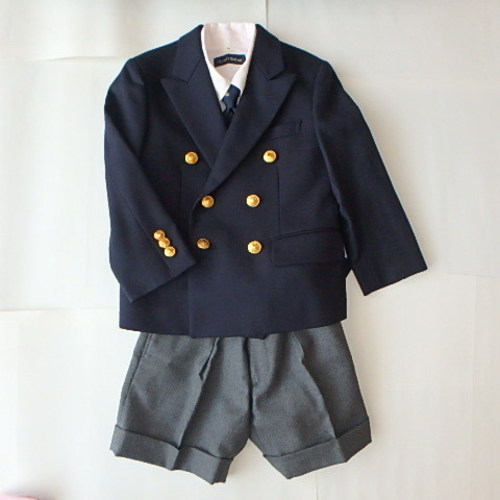 美品ラルフローレン フォーマル ジャケット スーツ 4点セット 110 入学式 (rose) 渋谷のキッズ用品《子供服》の中古あげます・譲り
