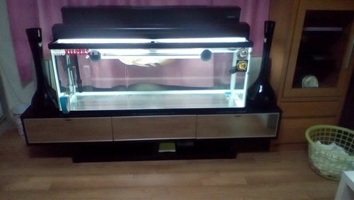 水槽一式セット★120×50×55★使用期間1年未満★美品★ポンプ付き★ライト付き